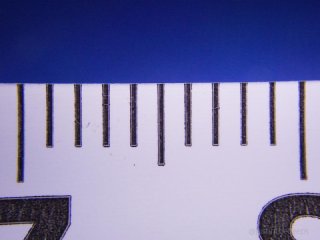 TG-6 filling the frame with 1cm of tape, at about 1-2cm from the tape